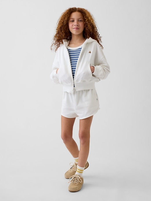 Image number 4 showing, Kids VintageSoft Terry Wedge Zip Hoodie