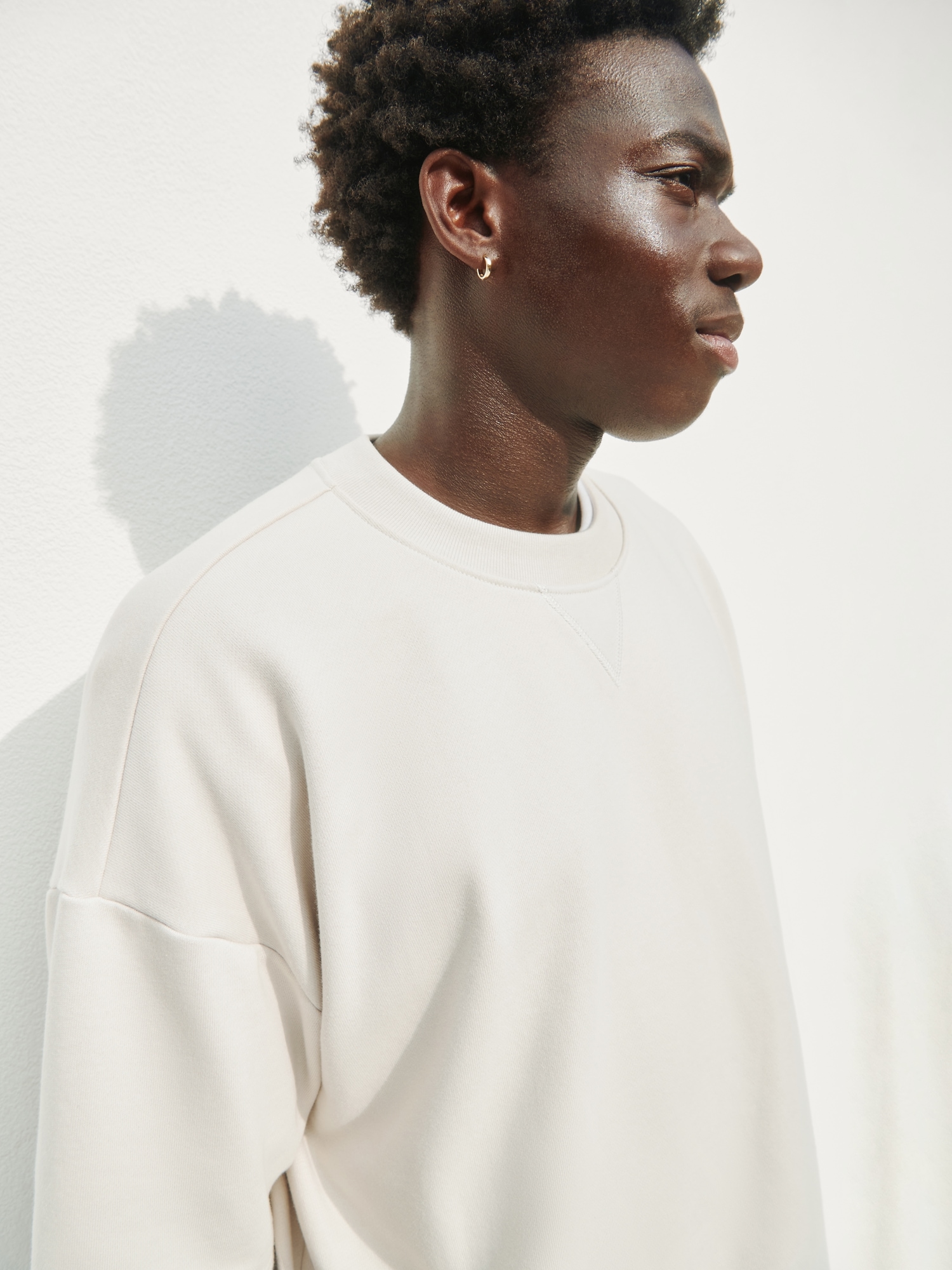 Heavyweight French Terry Oversized Sweatshirt | Gap