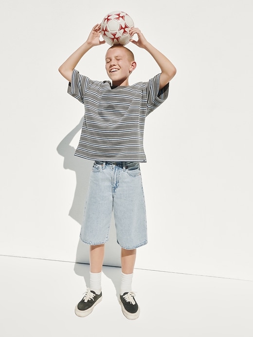 Image number 6 showing, Kids UltraSoft Denim Baggy Shorts