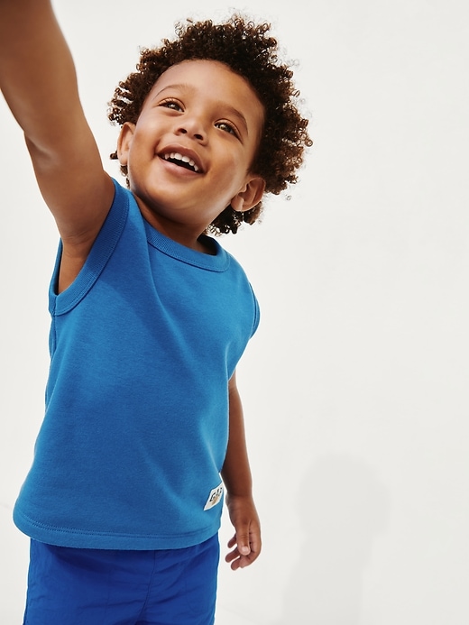 Image number 3 showing, Baby & Toddler VintageSoft Terry Tank Top