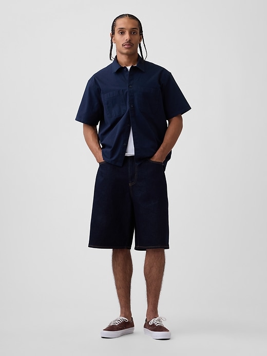 Image number 2 showing, Relaxed Straight-Hem Utility Shirt