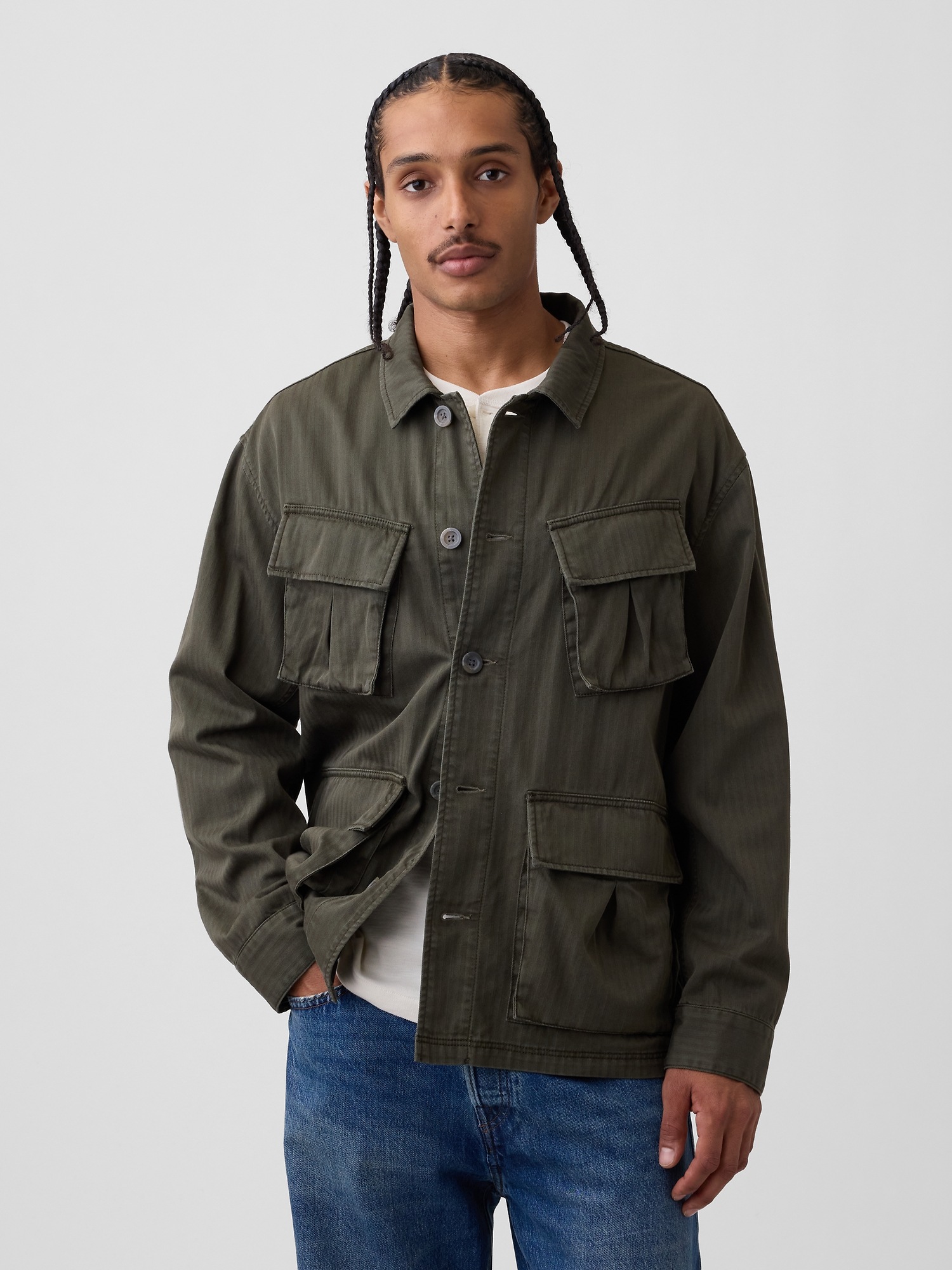 Женские куртки Gap Relaxed Field Jacket