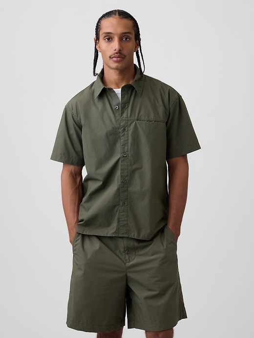 Image number 1 showing, Poplin Relaxed Shirt