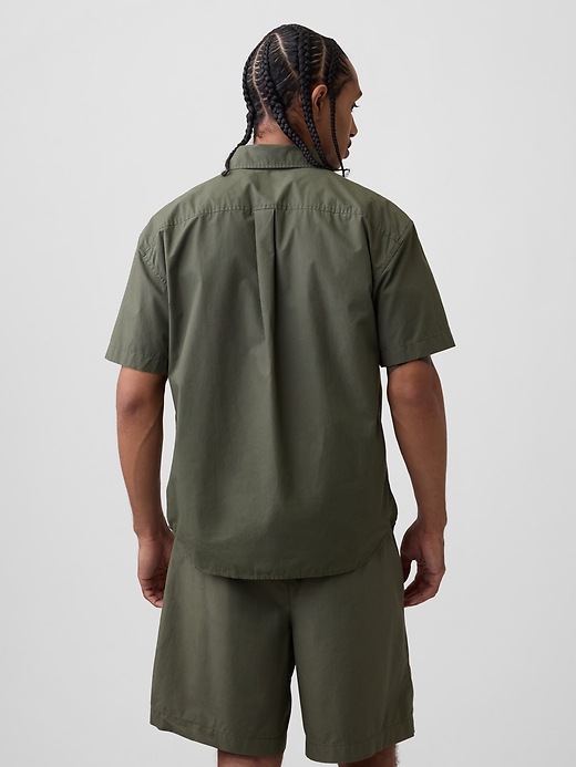 Image number 3 showing, Poplin Relaxed Shirt