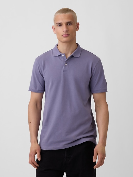 Image number 1 showing, Pique Polo Shirt