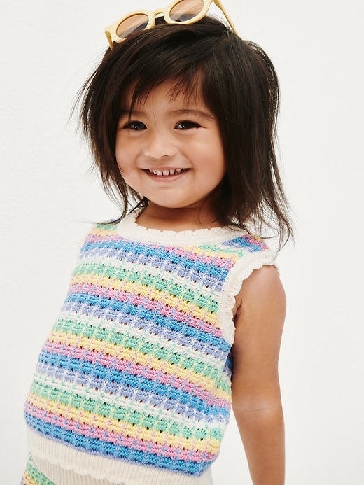 Image number 5 showing, Baby & Toddler Crochet Tank Top