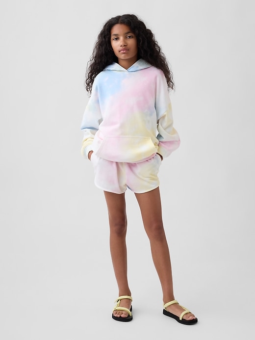 Image number 1 showing, Kids VintageSoft Terry Relaxed Dolphin Shorts