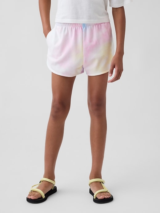 Image number 3 showing, Kids VintageSoft Terry Relaxed Dolphin Shorts