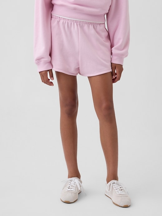 Image number 3 showing, Kids VintageSoft Terry Relaxed Dolphin Shorts