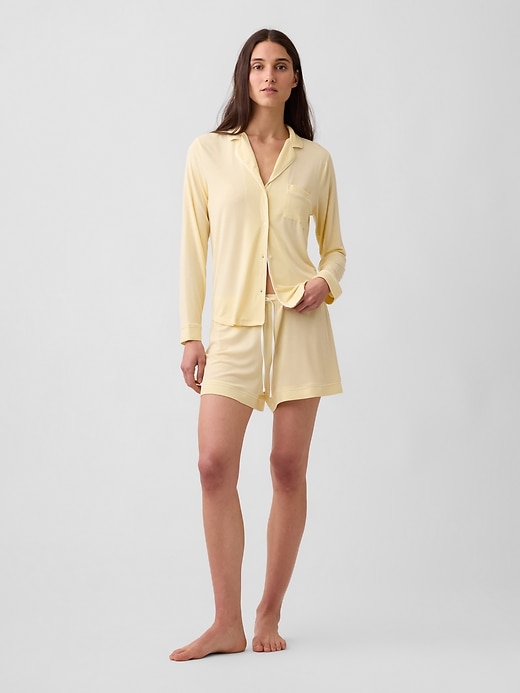 Image number 1 showing, Softest Modal PJ Shorts