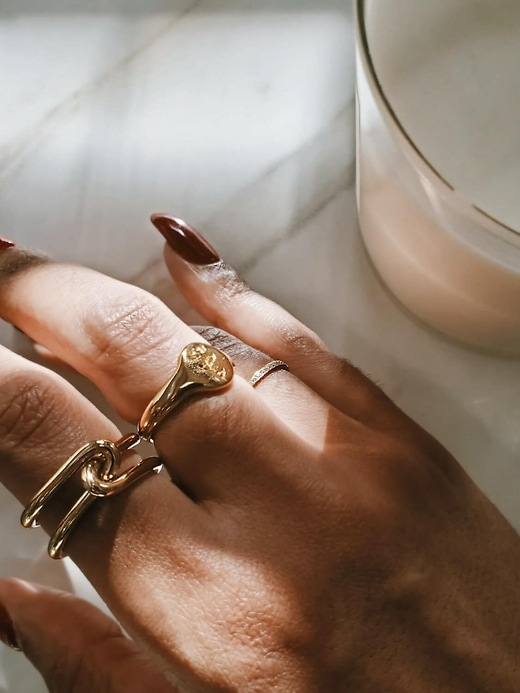 Image number 2 showing, Admiral Row Gold Double Knot Ring