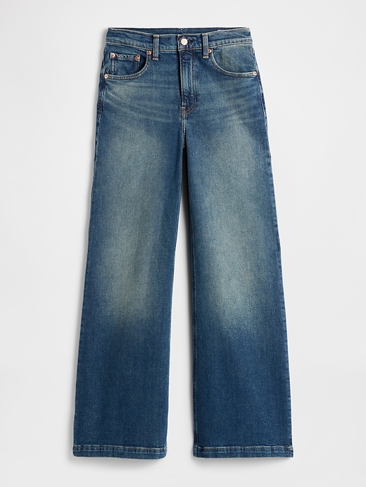 Image number 7 showing, High Rise Stride Wide-Leg Jeans