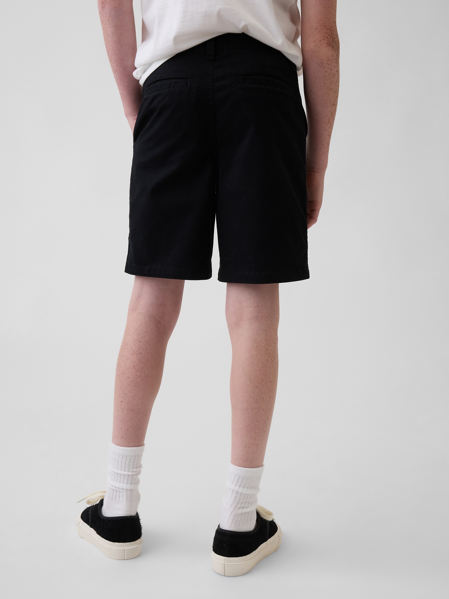 Детские шорты Gap Kids Modern Uniform Khaki Shorts — фото 4