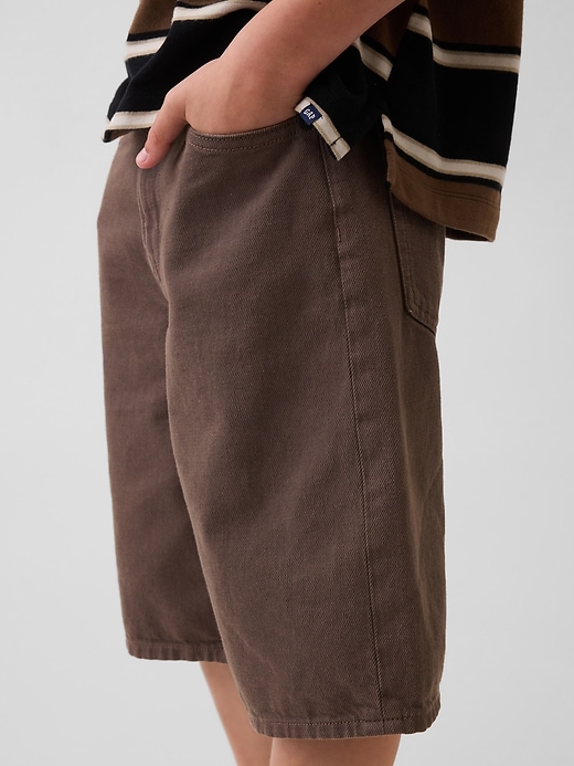 Image number 5 showing, Kids Baggy Denim Shorts