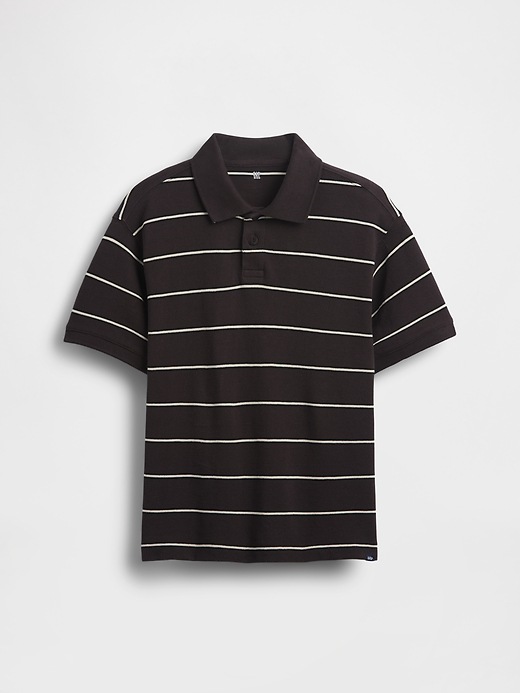Kids Relaxed Pique Polo Shirt | Gap