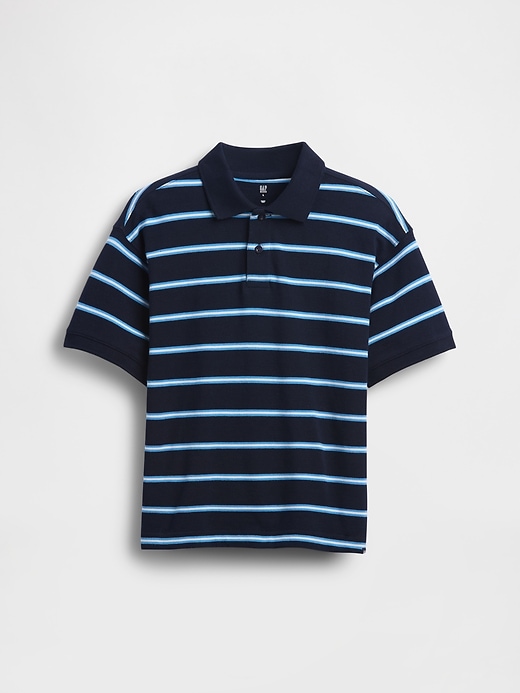Image number 2 showing, Kids Relaxed Pique Polo Shirt