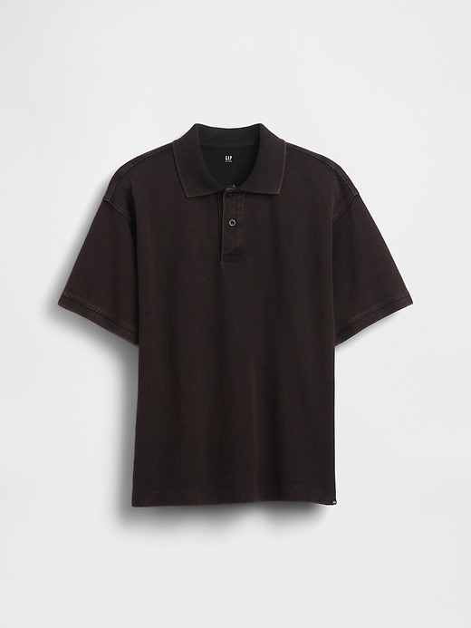 Image number 2 showing, Kids Relaxed Pique Polo Shirt