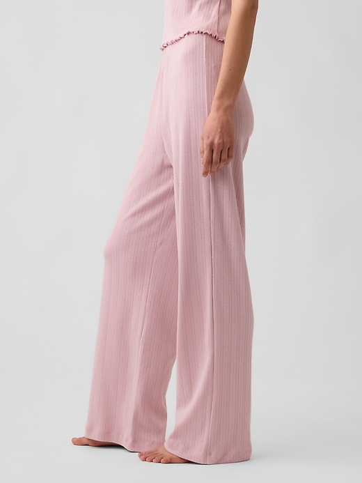 Image number 3 showing, Pointelle PJ Pants