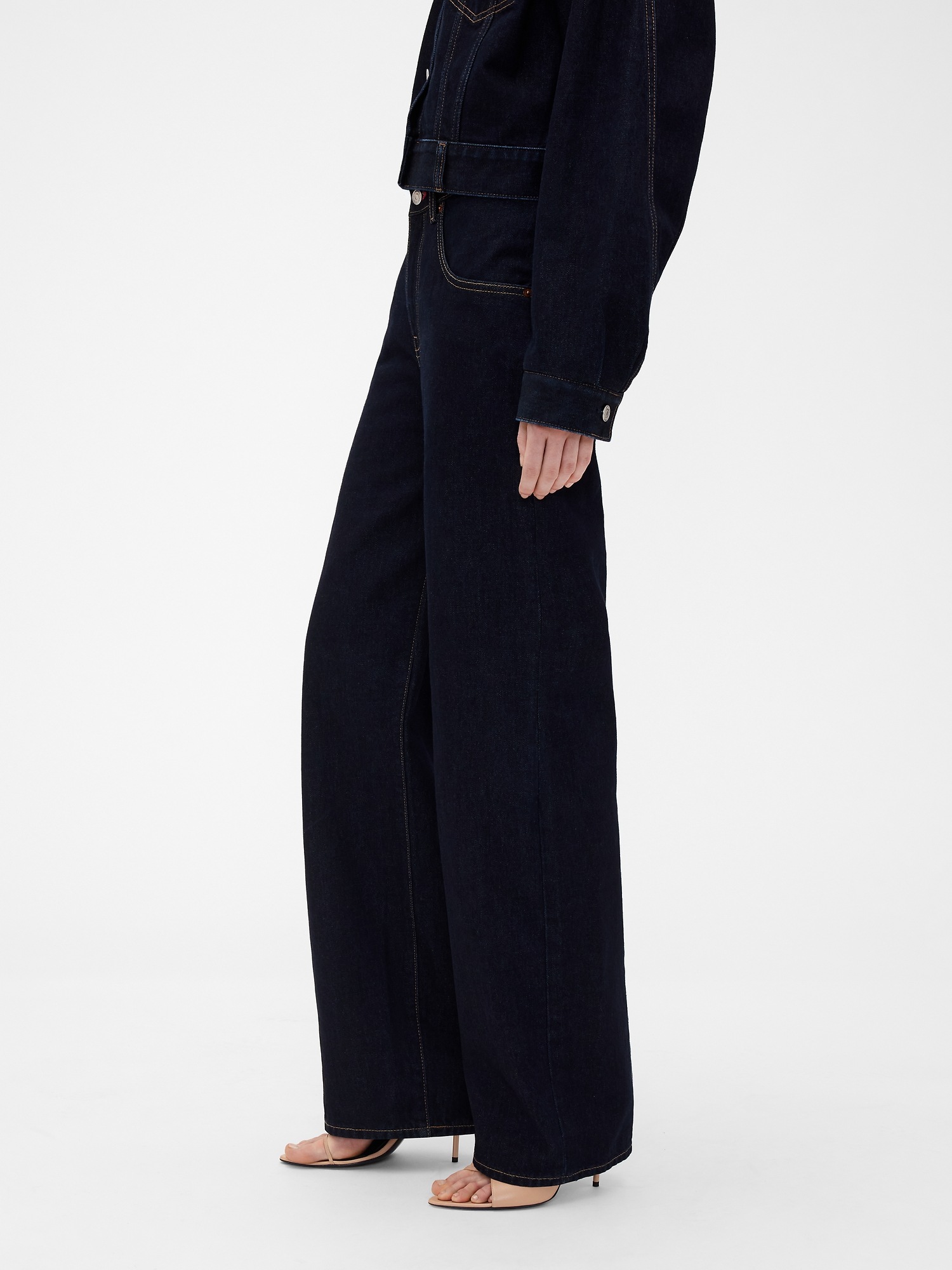 Женские джинсы Gap × Victoria Beckham High Rise Straight Jeans — фото 3