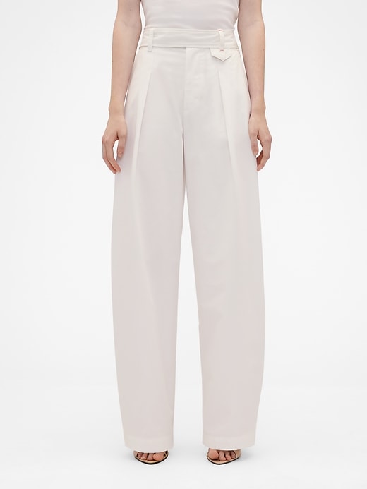Image number 2 showing, Gap × Victoria Beckham High Rise Pleated Arc Trouser