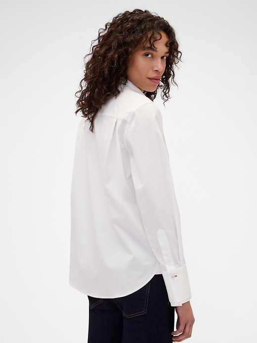 Image number 3 showing, Gap × Victoria Beckham Relaxed Poplin Shirt