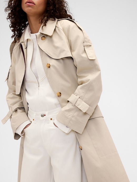 Image number 4 showing, Gap × Victoria Beckham Trench Coat