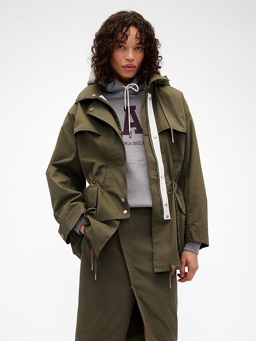 Image number 1 showing, Gap × Victoria Beckham Parka Jacket