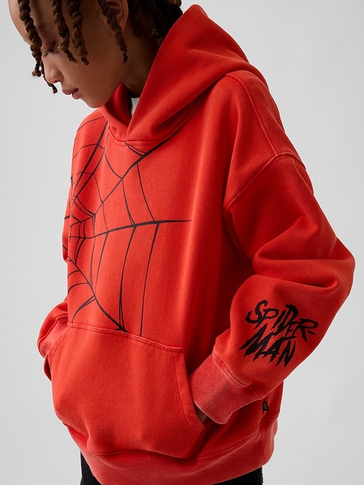 Image number 5 showing, Kids Marvel VintageSoft Spider-Man Relaxed Hoodie