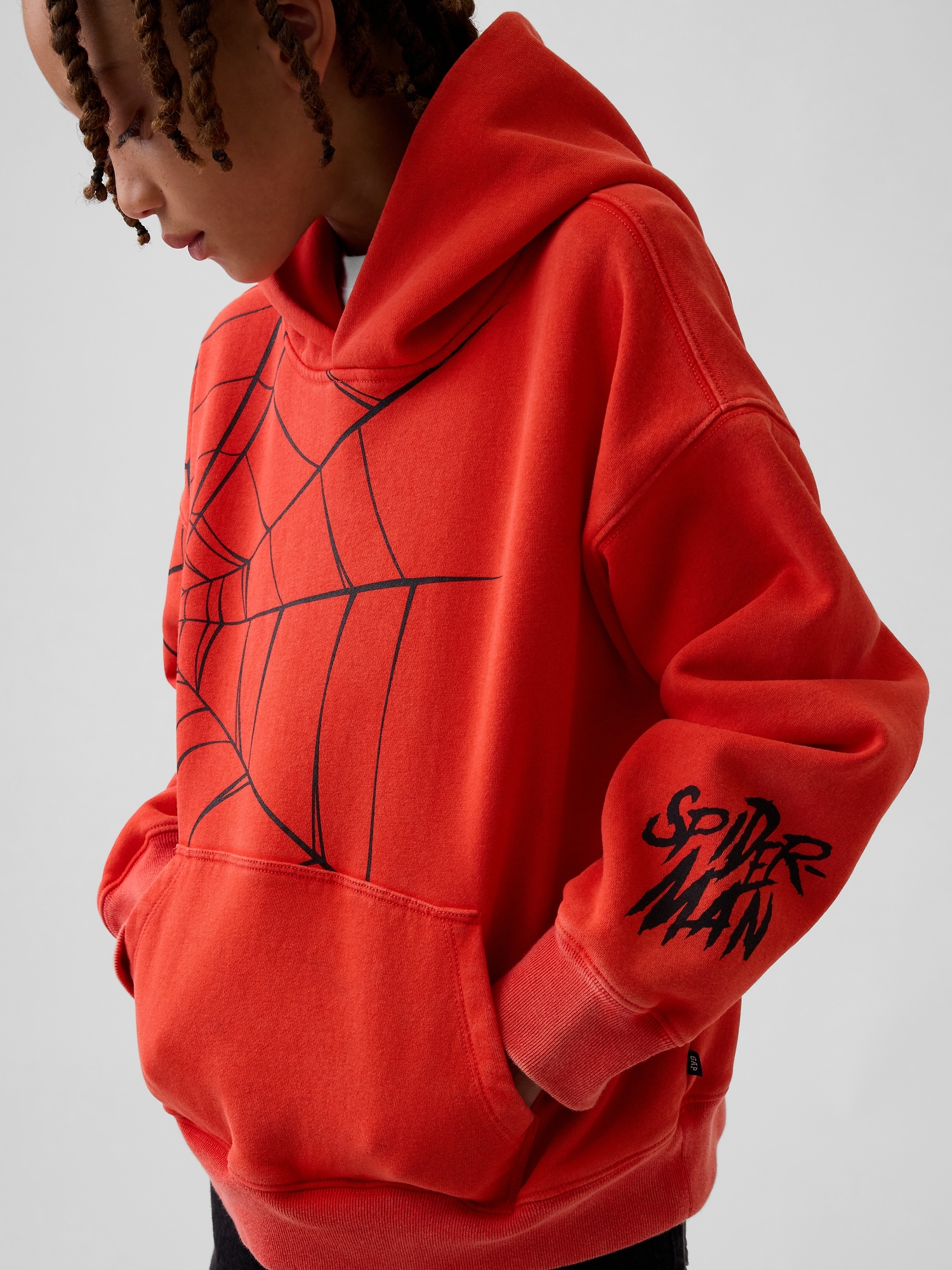 Kids Marvel VintageSoft Spider-Man Relaxed Hoodie
