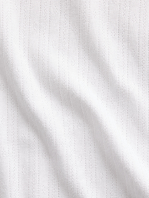 Image number 4 showing, Pointelle Crewneck T-Shirt