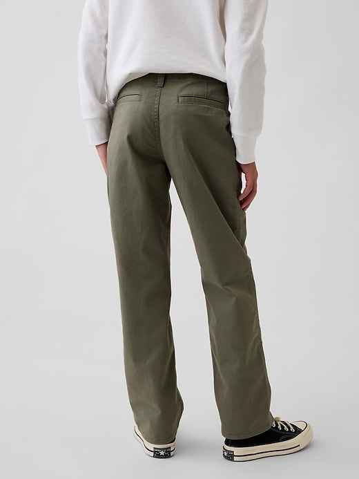 Image number 4 showing, Kids Modern Relaxed Straight Khakis