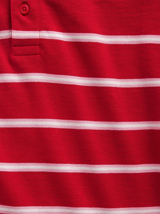 Image number 3 showing, Kids Relaxed Pique Polo Shirt