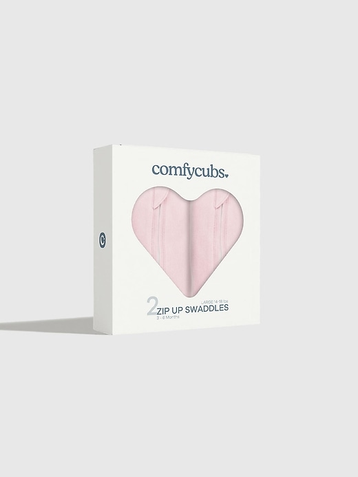 Image number 3 showing, Comfy Cubs Zipper Swaddle Blankets