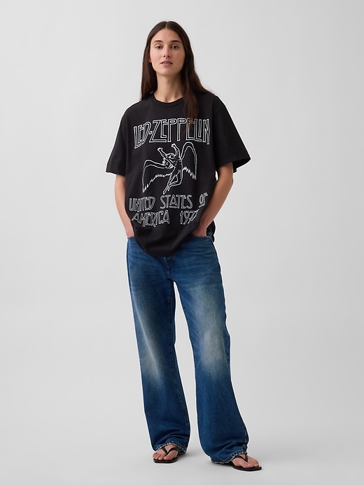 Image number 6 showing, Led Zeppelin Relaxed Graphic T-Shirt