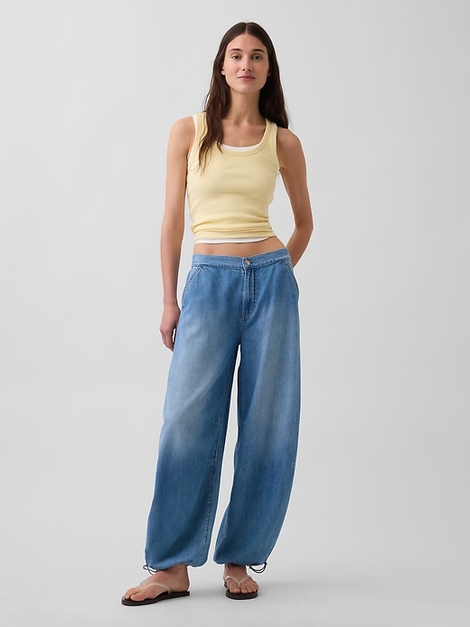 Mid Rise UltraSoft Horseshoe Jeans from GAP - $99.95