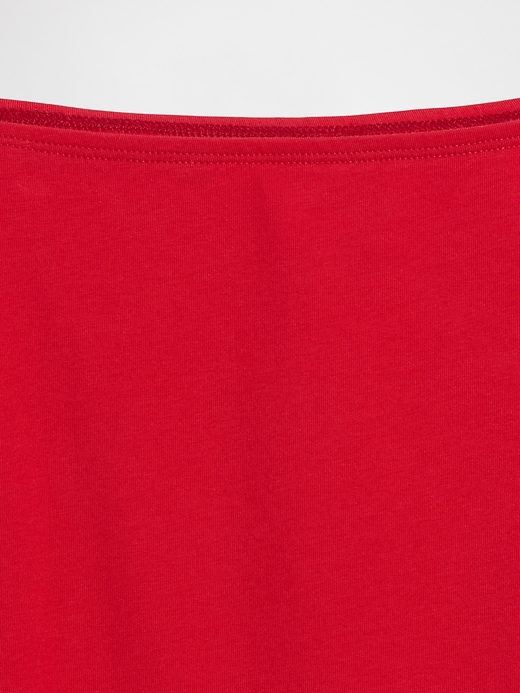 Image number 4 showing, CloseKnit Jersey Off-Shoulder Crop T-Shirt