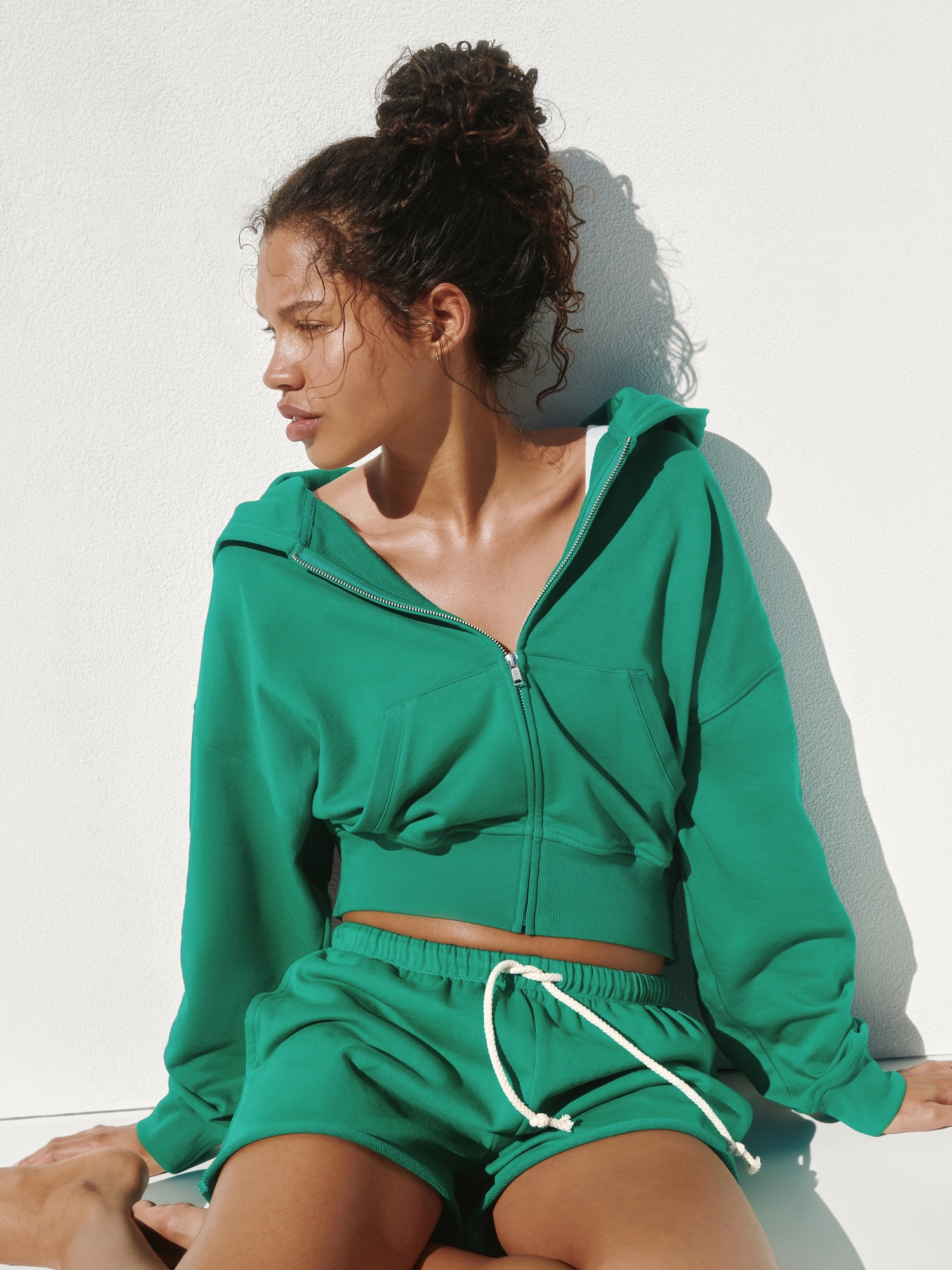 Женские худи Gap VintageSoft Terry Zip — фото 7
