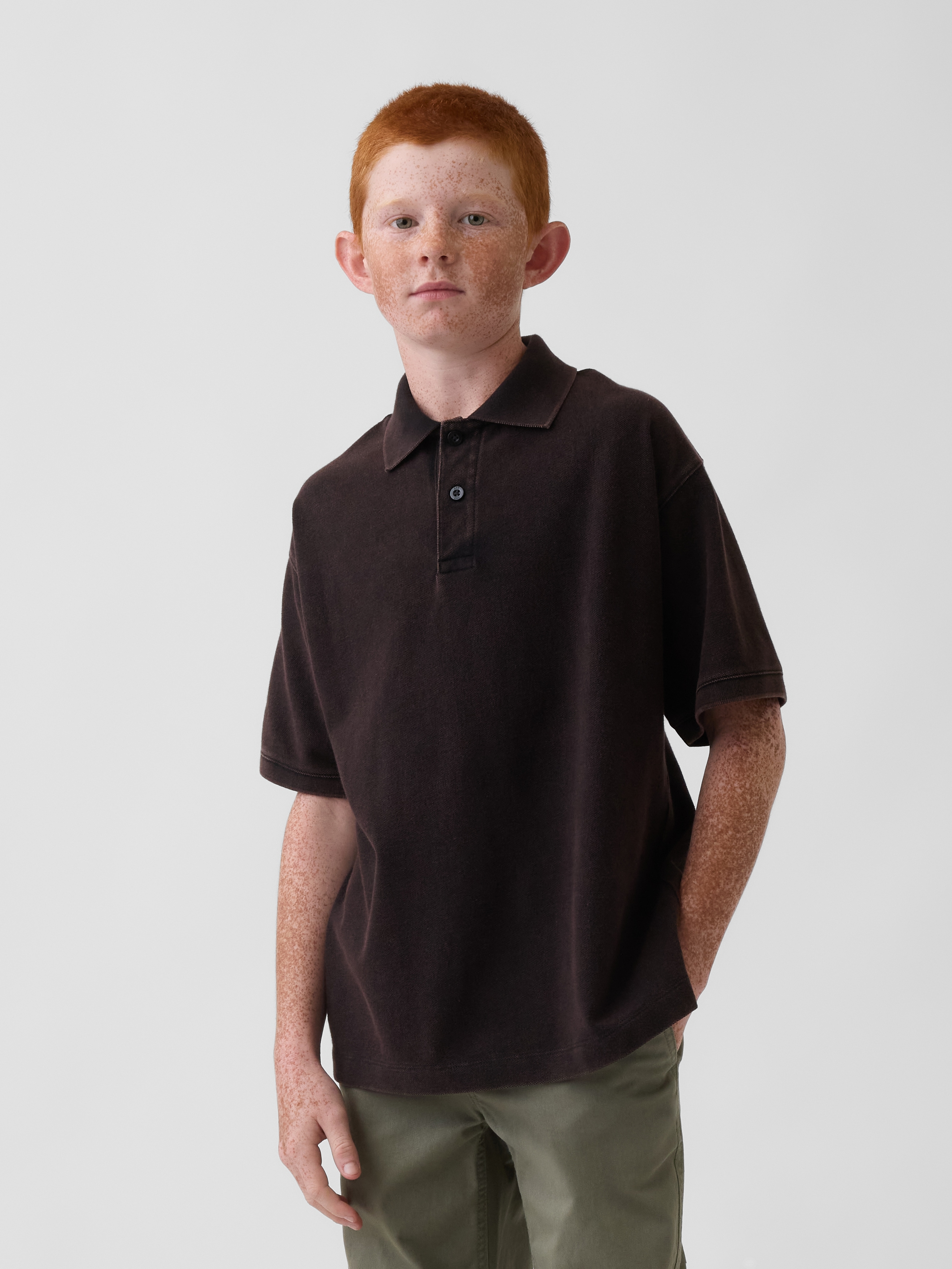 Kids Pique Polo Shirt