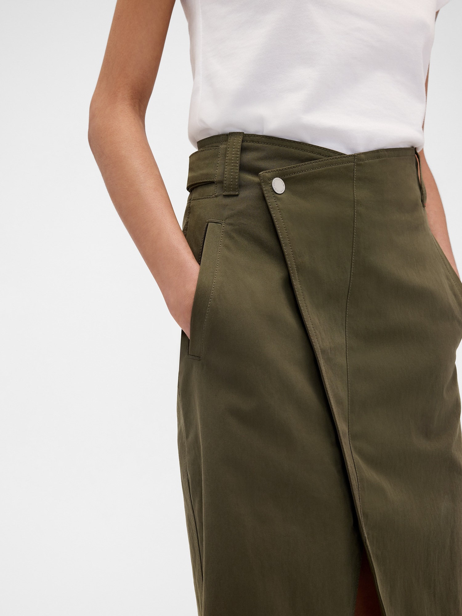 Женские юбки Gap × Victoria Beckham Cargo Skirt — фото 4