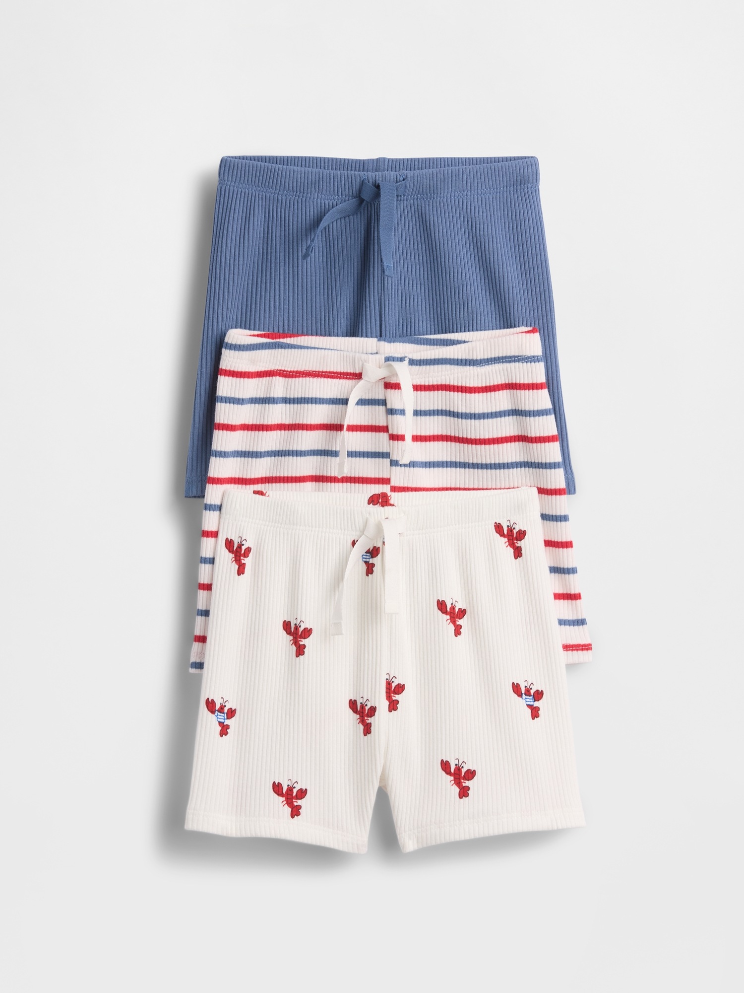 Детские брюки Gap Baby First Favorites TinyRib Ruffle Bloomers (3-Pack)