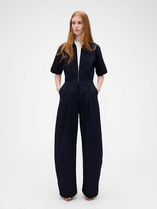 Image number 1 showing, Gap × Victoria Beckham Loose Utility Jumpsuit