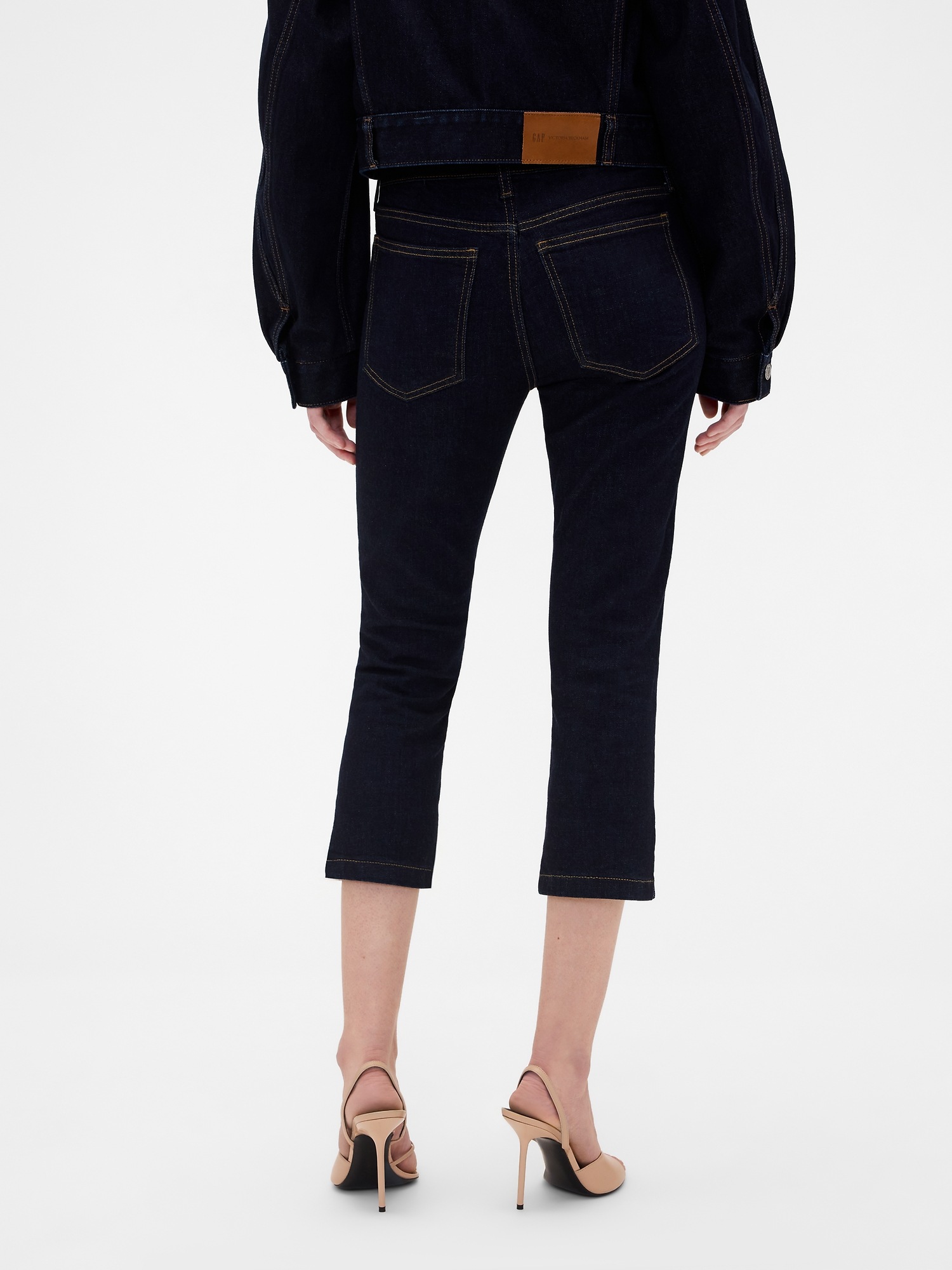 Женские джинсы Gap × Victoria Beckham Low Rise Capri Jeans — фото 3