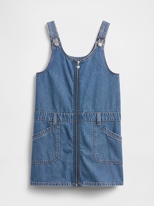 Image number 2 showing, Kids Denim Zip Skirtall