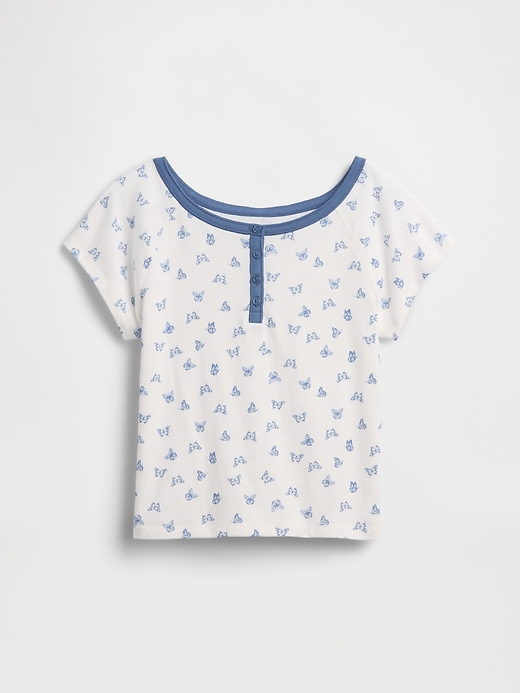 Image number 2 showing, Kids Raglan Henley T-Shirt