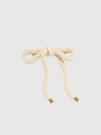 Image number 1 showing, Shiraleah Rope Bow Clip