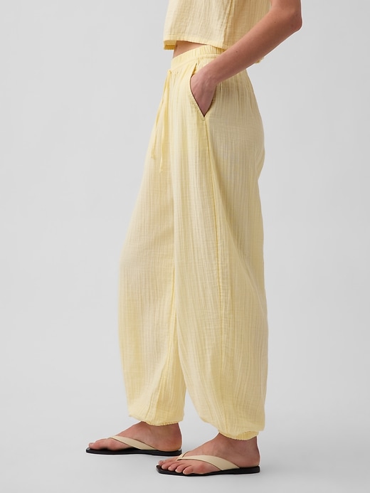 Image number 3 showing, Cotton Gauze Easy Joggers