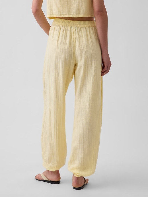 Image number 4 showing, Cotton Gauze Easy Joggers