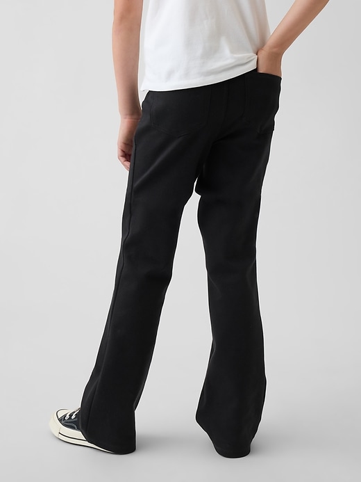 Image number 4 showing, Kids Uniform Ponte Flare Pants