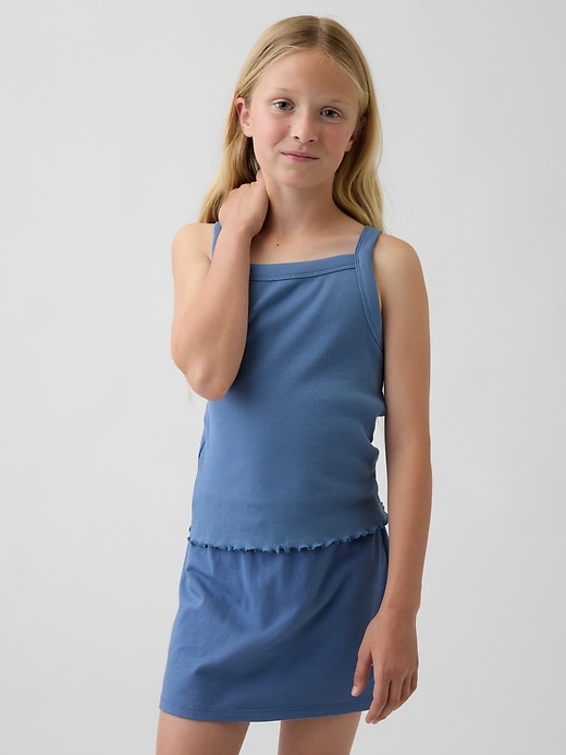 Image number 1 showing, Kids Rib Square-Neck Tank Top