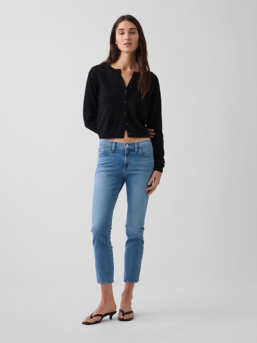 Image number 1 showing, Low Rise Capri Jeans